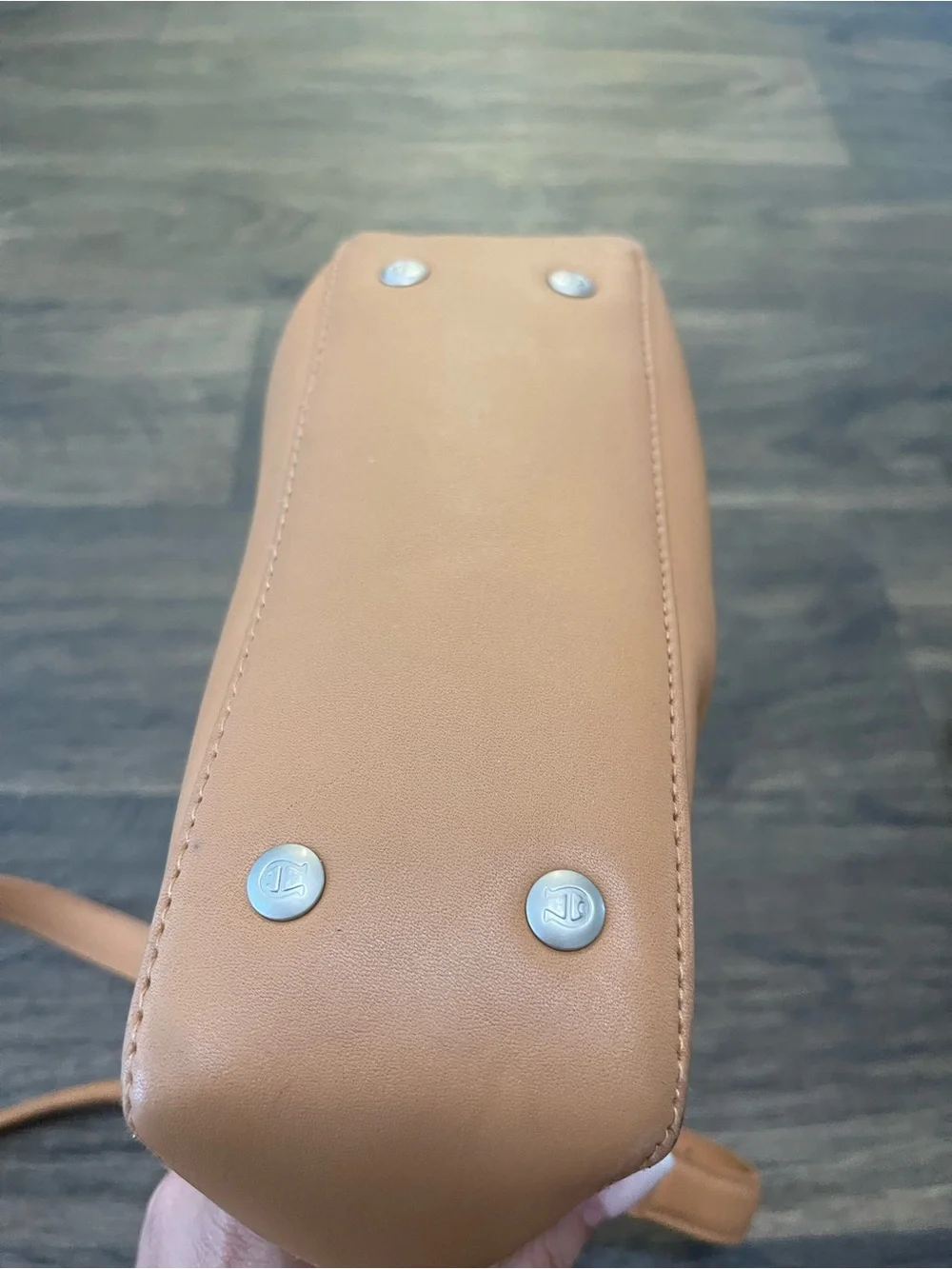 Vintage Etienne Aigner Tan Leather Satchel Top Handle